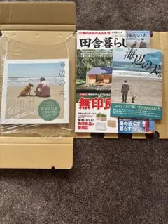 海辺の犬。フォトブック　& 田舎暮らしの本 2025年9月号 海