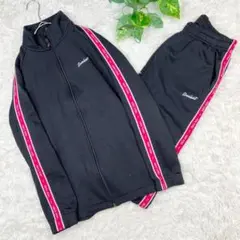 エバーラスト ジャージ上下セット トレーニング ナイロン ブラック L