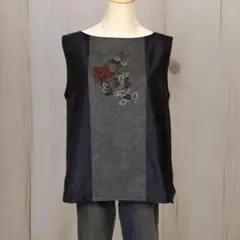大島紬チュニックL