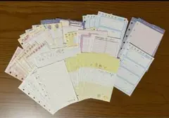 【⚠️紙の変色あり】手帳の中身（メモ、アドレス帳）　種類・枚数いろいろ