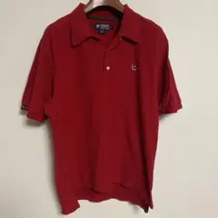 CHAPS チャップス ゴルフ レッド ポロシャツ M（L相当）