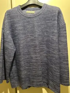 nano ネイビー ストライプ 長袖Tシャツ