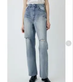 moussy 人気 010EAS11-5380 ハイウエスト ストレート