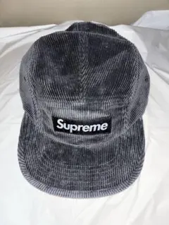 Supreme 25SS Corduroy Camp Cap ブラック　新品