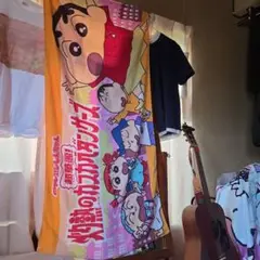 クレヨンしんちゃんビックタオル灼熱のカスカベダンザース約140cm x 70cm