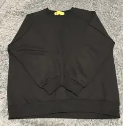 【現品限り】黒 ブラック スウェット