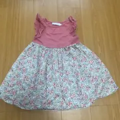 Cartine et Chocolat ノースリーブワンピース