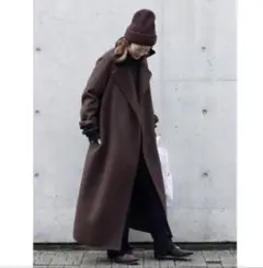 美品⭐︎Deuxieme Classe dark brown coat