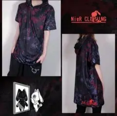 NieR 半袖PARKA【blood paint】