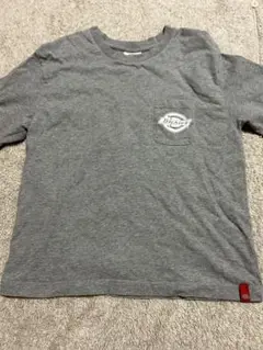 Dickies グレー 半袖Tシャツ ポケット付き