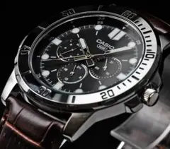 新品カシオ新作ブラック逆輸入メンズ腕時計30m防水 激レア日本未発売 未使用