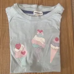 シューラルー　半袖Tシャツ 140 女の子　キッズ　水色　ブルー