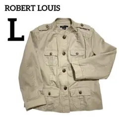 きれいめ♡ROBERT LOUIS【L】ミリタリージャケット ベージュ