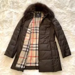 美品】バーバリー(BURBERRY)★ノバチェック★3wyトレンチコート★40
