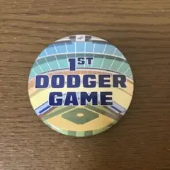 ドジャース　ドジャースタジアム　缶バッジ　1st Dodger Game