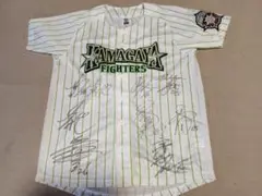鎌ヶ谷ファイターズ直筆 サイン入りユニフォーム 背番号なし Mサイズ