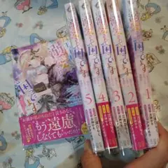 ほぼ初版！透明カバー付！王子様に溺愛されて困ってます :1 2 3 4 5 7巻