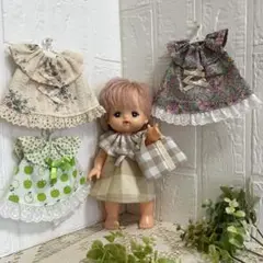 セール【メルちゃん　洋服＆バック5点セットNo.93】ハンドメイド　ごっこ遊び