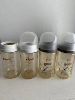 Pigeon スヌーピー 哺乳瓶 240ml 4本セット