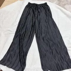 ロングワイドフレアパンツ ブラック サイズFree ウエスト60㎝