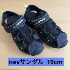 ネブ 男の子 サンダル ブラック(19cm)