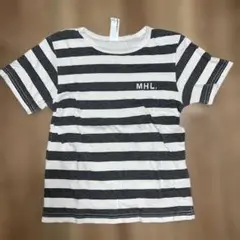 130MARGARET HOWELL kidsストライプ ボーダーTシャツ
