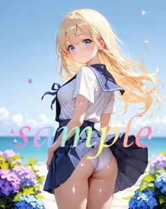 c403 美少女 かわいい イラスト 下着 コスプレ セクシー A4ポスター