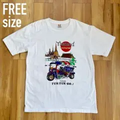 タイ バンコク トゥクトゥク Tシャツ FREESIZE