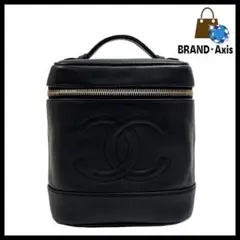 ✨シャネル CHANEL キャビアスキン ブラック バニティ バッグ✨