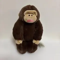 ウホウホゴリラのゴリくん 正座 ぬいぐるみ ゴリすけ