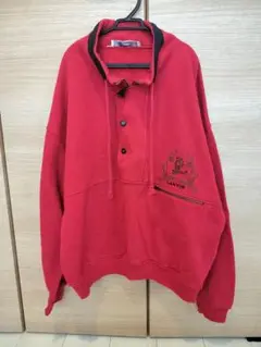 LANVIN 赤 プルオーバー パーカー