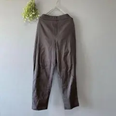 ビーアビー［3XL］なめらかレーヨン混　楽ちんウエストゴムストレートスラックス