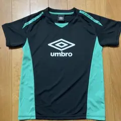 umbro 半袖シャツ 黒/ターコイズ サイズ150