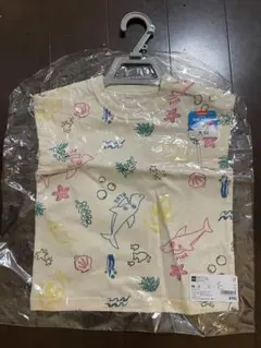 新品 GU ベビーシャーク Tシャツ 90