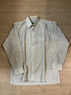 Lyle & Scott 長袖シャツ M アイボリー ストライプ