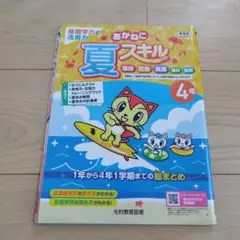 あかねこ スキル 夏 4年