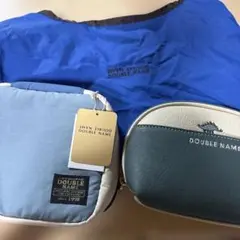 最終値下げ❗️ DOUBLE NAME ダブルネーム　ポーチ　エコバッグ　怪獣