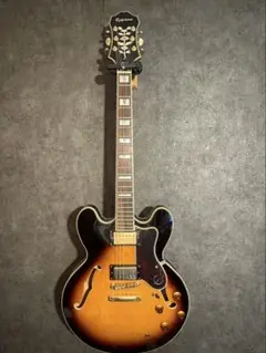 【限定特価】Epiphone Sheraton II EB ハードケース付 美品】Epiphone Sheraton II EB ブラックハードケース付