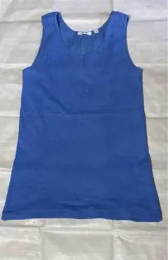 美品　ニコアンド　コットンタンクトップ　水色