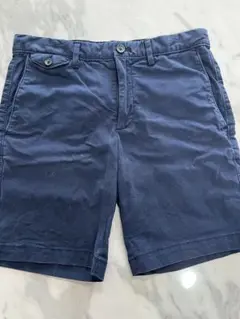 【Banana Republic】ネイビー ショートパンツ フロントボタン付き