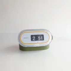 SEIKO 緑のパタパタ時計 70s スペースエイジ ミッドセンチュリー