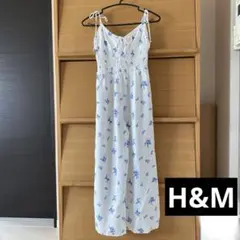 H&M 花柄オールインワン