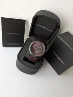 珍しいパープルカラーのEMPORIOARMANI　AR1795 電池新品