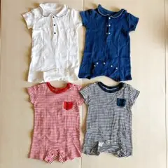 ユニクロ　ロンパース4点セット80サイズ