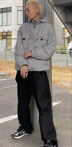 XLARGE グレー ナイロンジャケット XL