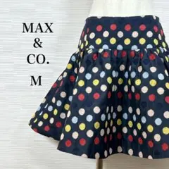 ★美品MAX＆CO. スカート　フレア　ドット柄