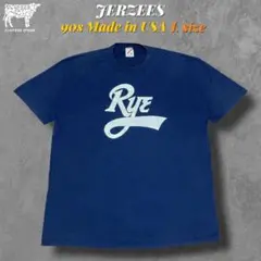 90sジャージーズ 両面プリントTシャツ 実寸L ナンバリング 袖シングル