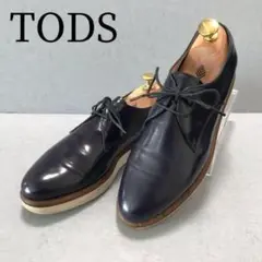 Tods トッズ レースアップ オックスフォード ネイビー エナメル 35.5