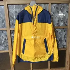 Columbia ナイロンジャケット イエロー/ネイビー M