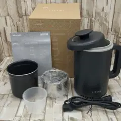 7/0828x02 エレコム IH炊飯器 1合炊き LiFERE ブラック